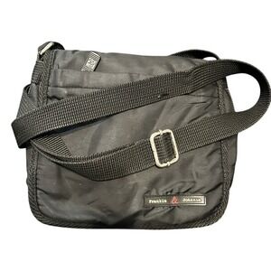 Frankie & Johnnie Women Black Small Adjustable Handbag‎ Crossbody Travel Casual
